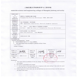 Nano gold solution 