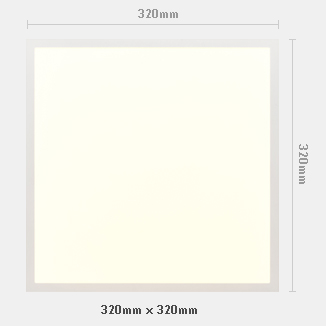 320mmX320mmOLED照明面板