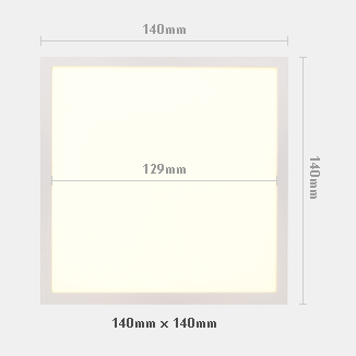 140mmX140mmOLED照明面板