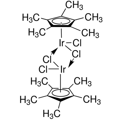 二氯(五甲基环戊二烯基)合铱(III)二聚体 12354-84-6 C20H30Cl4Ir2 (五甲基环戊二炔)氯化铱