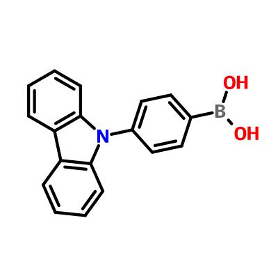 4-(9H-咔唑-9-基)苯硼酸 419536-33-7 C18H14BNO2