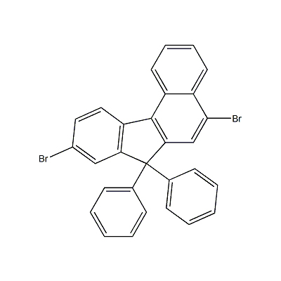 5,9-二溴-7,7-二苯基-7H-苯并[c]芴 854952-90-2 C29H18Br2