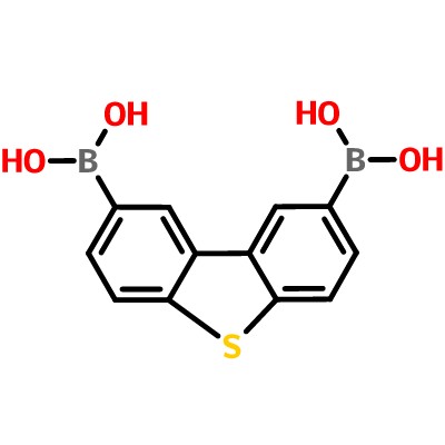 二苯并噻吩-2,8-二硼酸 761405-37-2 C12H10B2O4S