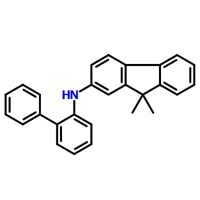 N-[1,1'-联苯]-2-基-9,9-二甲基-9H-芴-2-胺 1198395-24-2 C27H23N