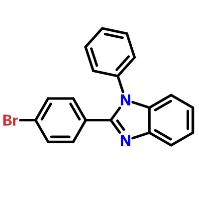 2-(4-溴苯基)-1-苯基-1H-苯并咪唑 2620-76-0 C19H13BrN2