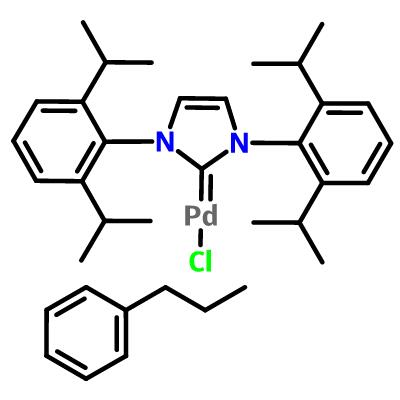 [1,3-双(2,6-二异丙基苯基)咪唑-2-亚基][3-苯基丙烯基]氯化钯，CAS 884879-23-6,氯[(1,2,3-)-3-苯基-2-丙烯基][1,3-双(2,6-二-I-丙基苯基)咪唑-2-基]钯(II)