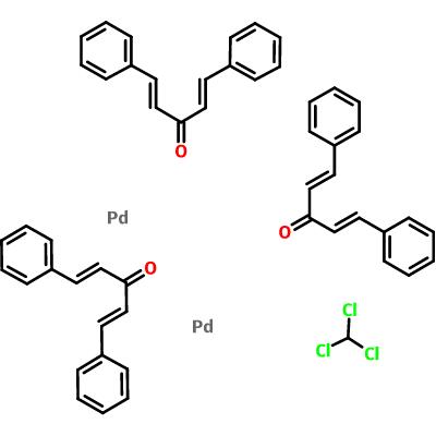 三(二亚苄基丙酮)二钯-氯仿加合物 52522-40-4 C52H43Cl3O3Pd2
