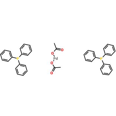 三苯基膦醋酸钯 14588-08-0 C40H36O4P2Pd