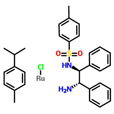 (S,S)-N-(对甲苯磺酰)-1,2-二苯乙烷二胺(对异丙基苯)氯化钌(II)  192139-90-5  RuCl(p-异丙基甲苯)[(S,S)-Ts-DPEN]