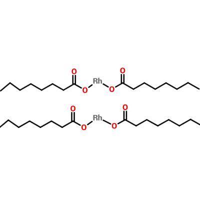辛酸铑 73482-96-9 C32H60O8Rh2 辛酸铑(II)二聚体
