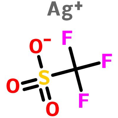 三氟甲烷磺酸银,CAS 2923-28-6，CHF3O3S.Ag