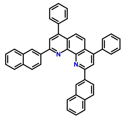 2,9-Bis(naphthalen-2-yl)-4,7-diphenyl-1 CAS 1174006-43-9 C44H28N2
