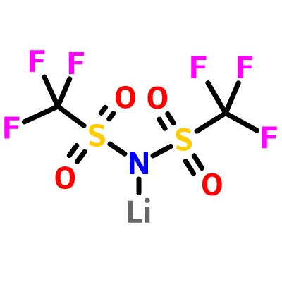 双三氟甲基磺酰亚胺锂_CAS 90076-65-6_C2F6LiNO4S2