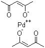 CAS 登录号：14024-61-4, 二(乙酰丙酮)钯(II)