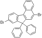 CAS 登录号：854952-90-2, 5,9-二溴-7,7-二苯基-7H-苯并[c]芴