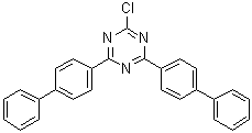 CAS 登录号：182918-13-4, 2,4-二([1,1'-联苯]-4-基)-6-氯-1,3,5-三嗪