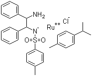 CAS 登录号：192139-92-7, 氯[[(1R,2R)-(-)-2-氨基-1,2-二苯基乙基](对甲苯磺酰基)氨基)](对伞花烃)钌(II)