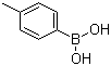 CAS 登录号：5720-05-8, 4-甲苯硼酸, 4-甲基苯基硼酸, 对甲基苯硼酸