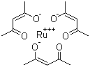 CAS 登录号：14284-93-6, 三(乙酰丙酮酸)钌(III)