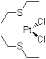 CAS 登录号：15442-57-6, 顺式二氯二(二乙基硫醚)铂(II), 顺式二(二乙基硫醚)二氯化铂(II)