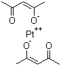 CAS 登录号：15170-57-7, 二(乙酰丙酮)铂(II)