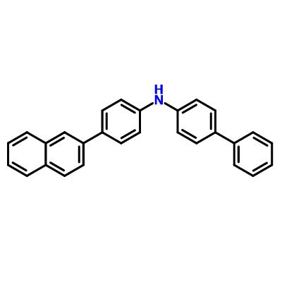 N-[4-(2-萘基)苯基][1,1'-联苯基]-4-胺 CAS 897921-60-7 C28H21N 