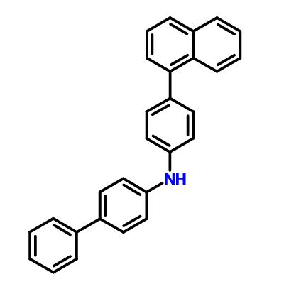 N-[4-(1-萘基)苯基]-[1,1'-联苯]-4-胺 CAS 897921-59-4 C28H21N 