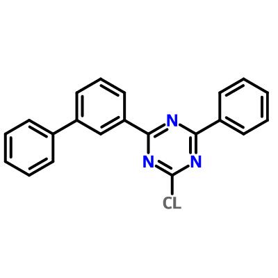 2-氯-4-(联苯-3-基)-6-苯基-1,3,5-三嗪 CAS 1689576-03-1 C21H14ClN3