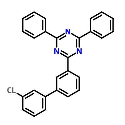 2-(3'-氯[1,1'-联苯]-3-基)-4,6-二苯基-1,3,5-三嗪 CAS 1443049-83-9 C27H18ClN3