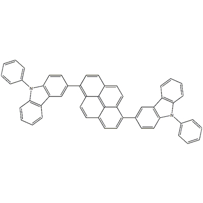 1，6-二（3-N苯基咔唑）芘 CAS 1243541-83-4 C52H32N2