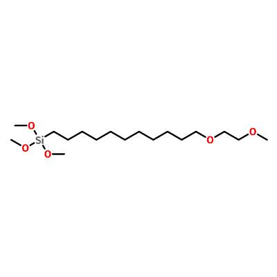 11-(2-甲氧基乙氧基)十一烷基三甲氧基硅烷，1384163-86-3，C17H38O5Si