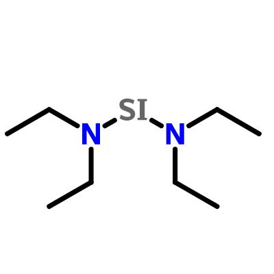 双(二乙基氨基)硅烷，27804-64-4，C8H22N2Si