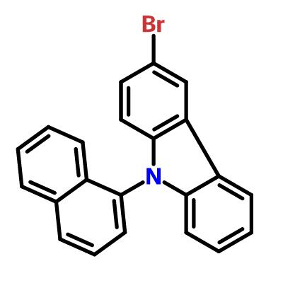9-(1-萘基)-3-溴咔唑 934545-83-2 C22H14BrN