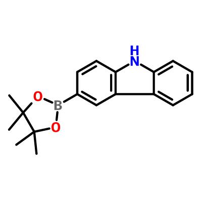 9H-咔唑-3-硼酸频哪醇酯 855738-89-5 C18H20BNO2