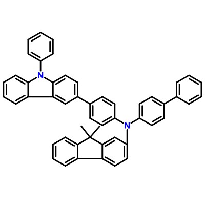 N-联苯-4-基-9,9-二甲基-N-[4-(9-苯基-9H-咔唑-3-基)苯基]-9H-芴-2-胺 [1242056-42-3]