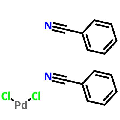 二(氰基苯)二氯化钯  14220-64-5  C14H10Cl2N2Pd  二苯腈二氯化钯