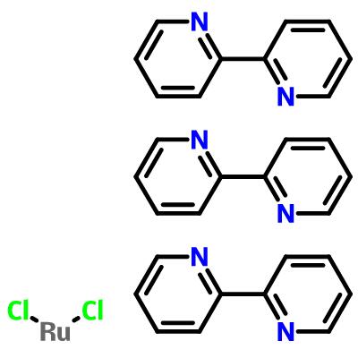 三(2,2'-联吡啶)二氯化钌，14323-06-9，C30H24Cl2N6Ru
