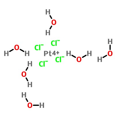氯铂酸六水合物，18497-13-7，PtCl4.2(HCl).6(H2O) 
