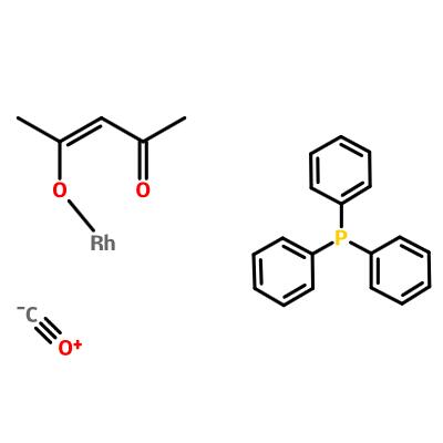 三苯基膦乙酰丙酮羰基铑(I) 25470-96-6 C24H22O3PRh 羰基乙酰丙酮三苯基磷基钌(I)