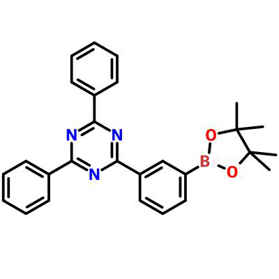 2,4-二苯基-6- [3-（4,4,5,5-四甲基-1,3,2-二氧杂硼烷-2-基）苯基] -1,3,5-三嗪 _CAS:1269508-31-7_C27H26BN3O2