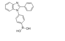 [4-(2-苯基-1H-苯并咪唑-1-基)苯基]硼酸 867044-33-5 C19H15BN2O2