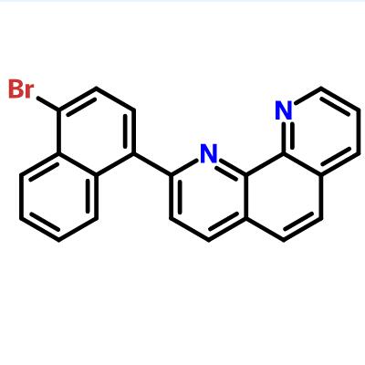 2-(4-溴-1-萘基)-1,10-菲咯啉 1853997-27-9 C22H13BrN2