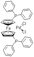 CAS 登录号：72287-26-4, [1,1'-双(二苯基膦基)二茂铁]二氯化钯