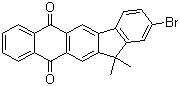 CAS 登录号：1196107-73-9, 2-溴-13,13-二甲基-6H-茚并[1,2-b]蒽-6,11(13H)-二酮