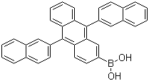 CAS 登录号：867044-28-8, 9,10-双(2-萘基)蒽-2-硼酸