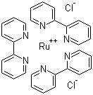 CAS 登录号：14323-06-9, 三(2,2'-联吡啶)二氯化钌