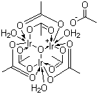 CAS 登录号：52705-52-9, 氧化醋酸铱三水合物