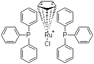 CAS 登录号：32993-05-8, 二(三苯基膦)环戊二烯基氯化钌(II)