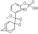 CAS 登录号:122341-56-4, 3-(2'-螺旋金刚烷)-4-甲氧基-4-(3''-磷酰氧基)苯-1,2-二氧杂环丁烷, AMPPD