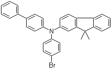 CAS 登录号：1246562-40-2, N-[1,1'-联苯]-4-基-N-(4-溴苯基)-9,9-二甲基-9H-芴-2-胺
